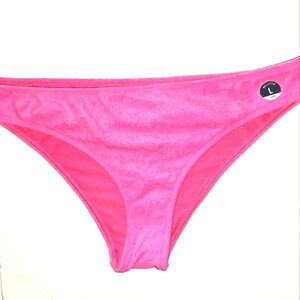Hollister Pink Terry Bikini Bottom